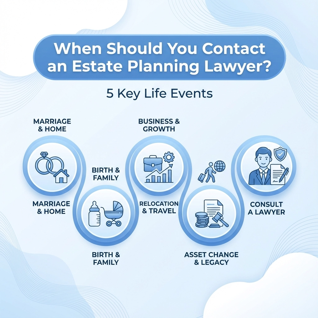 When Should You Contact an Estate Planning Lawyer? 5 Key Life Events