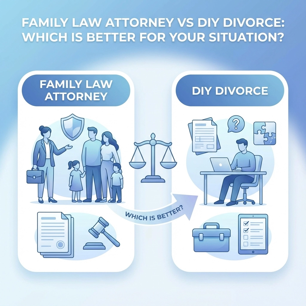 Family Law Attorney vs DIY Divorce: Which Is Better for Your Situation?
