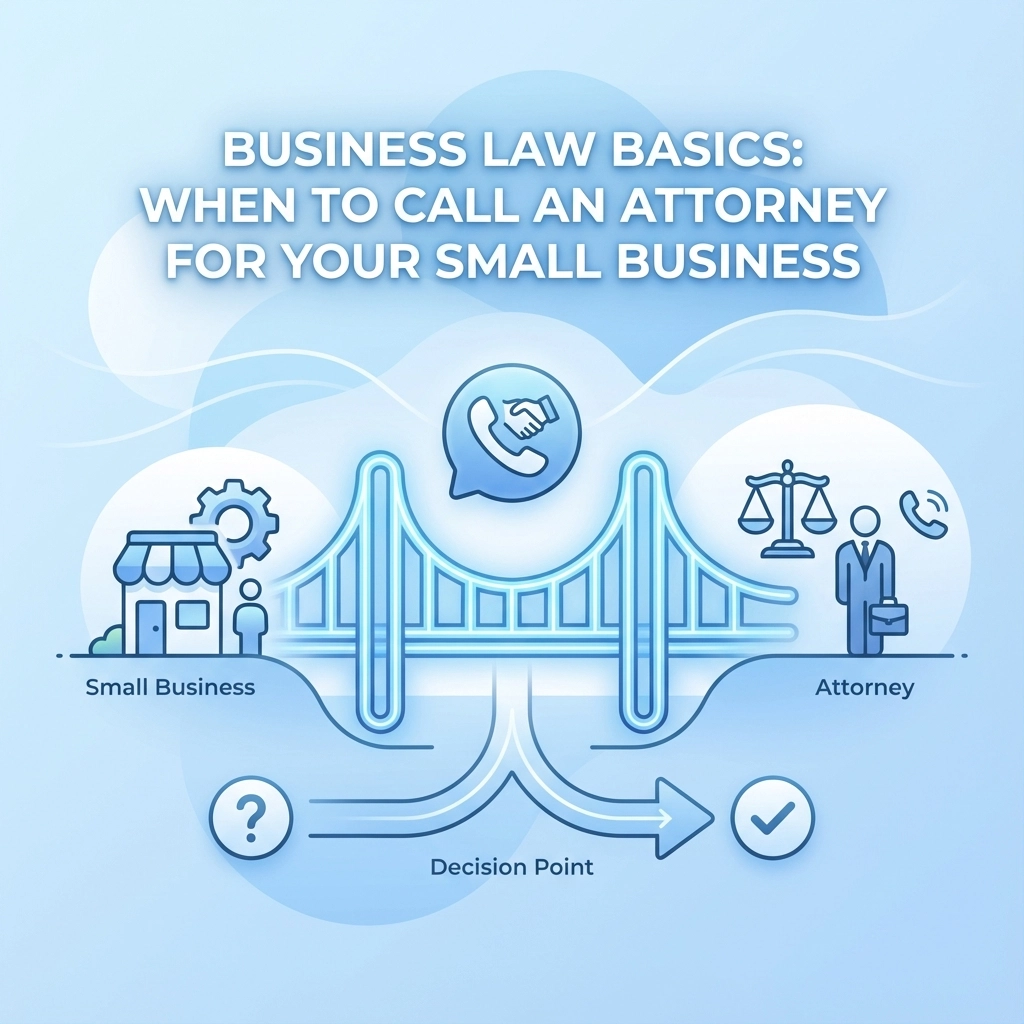 Business Law Basics: When to Call an Attorney for Your Small Business