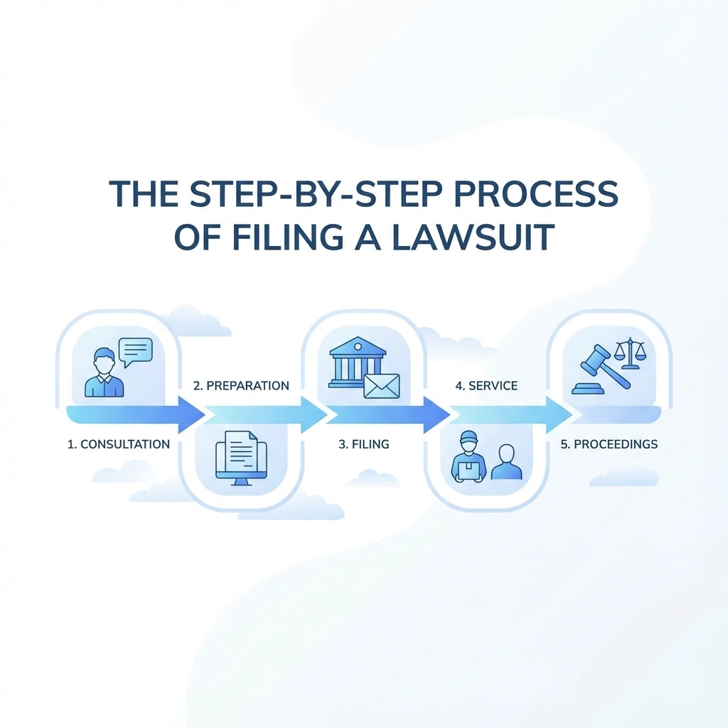 The Step-by-Step Process of Filing a Lawsuit