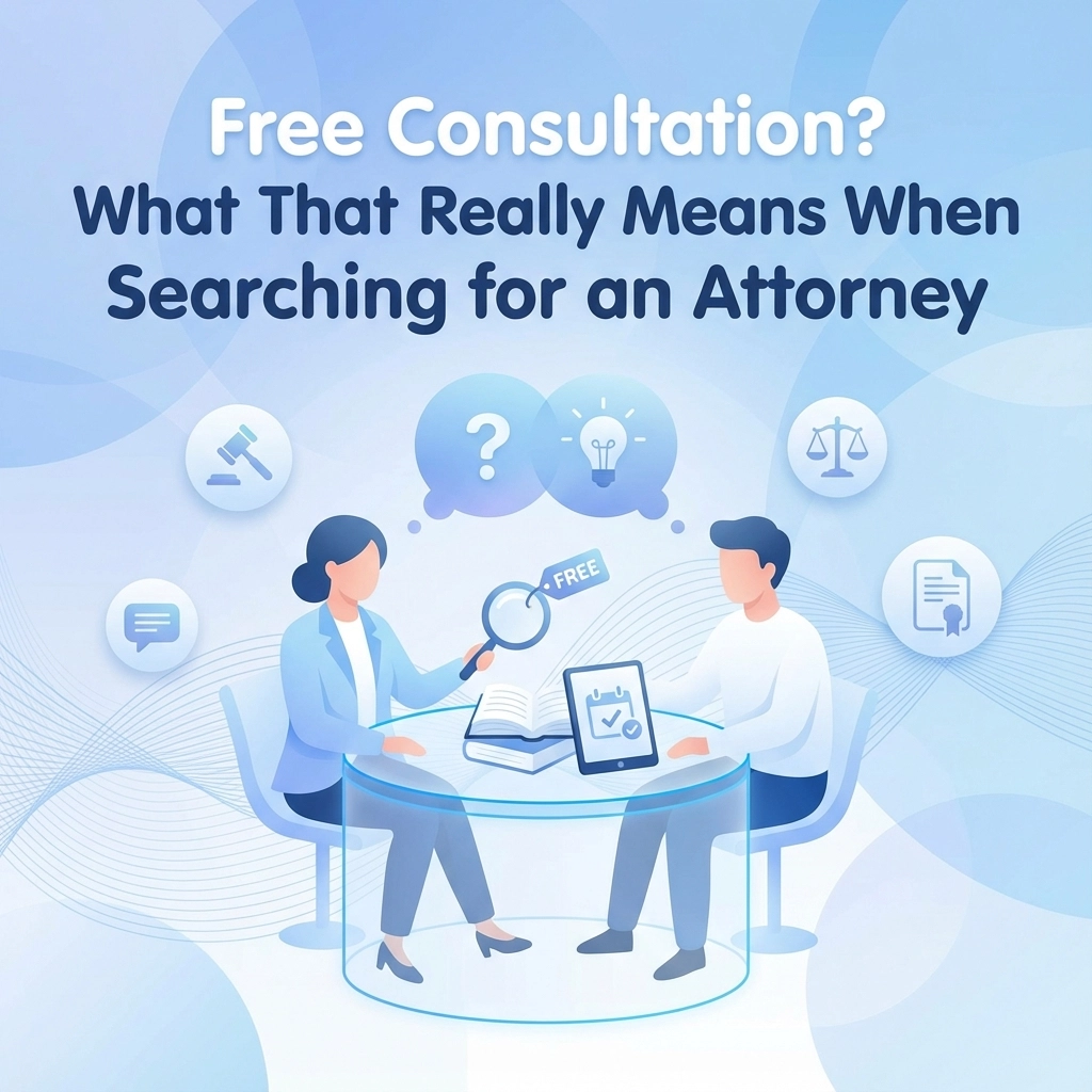 Free Consultation? What That Really Means When Searching for an Attorney