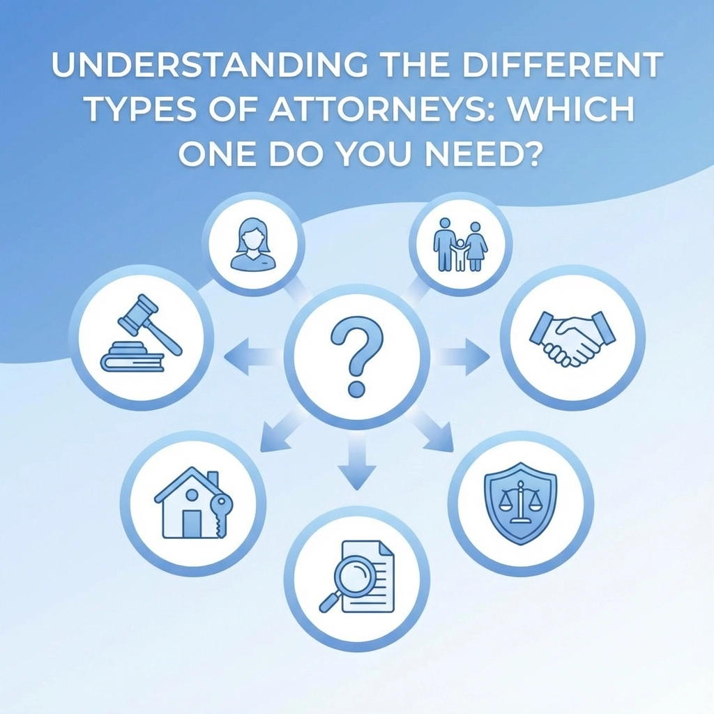 Understanding the Different Types of Attorneys: Which One Do You Need?